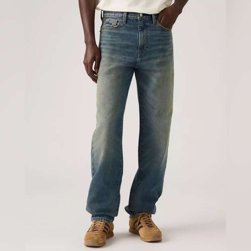 Barbour x Levi's Jeans 38 Men's 568 Loose Denim Rare Blank Tab Streetwear Collab